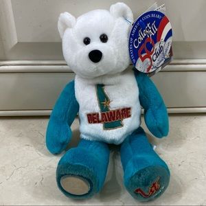 Limited Treasures Delaware State Coin Bear